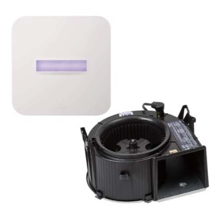 Broan 110 CFM Exhaust Fan Finish Kit & Motor with SurfaceShield™ LED Light and Antimicrobial Virus Killing Technology White